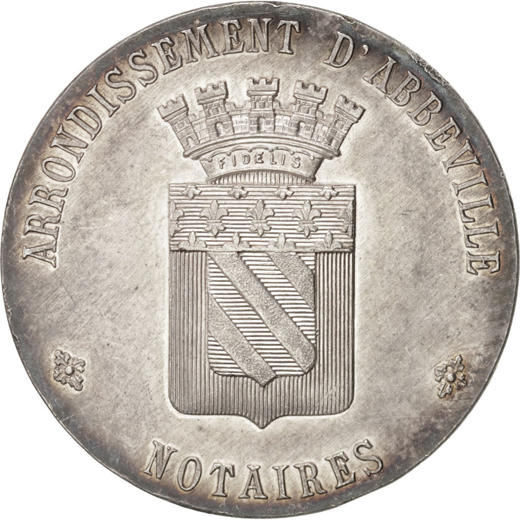 Francia, Token, Notary, 1910, EBC+, Plata, Lerouge:3c