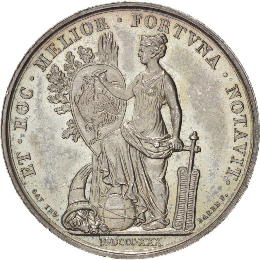 Francia, Token, Notary, 1830, Barre, EBC+, Plata, Lerouge:172