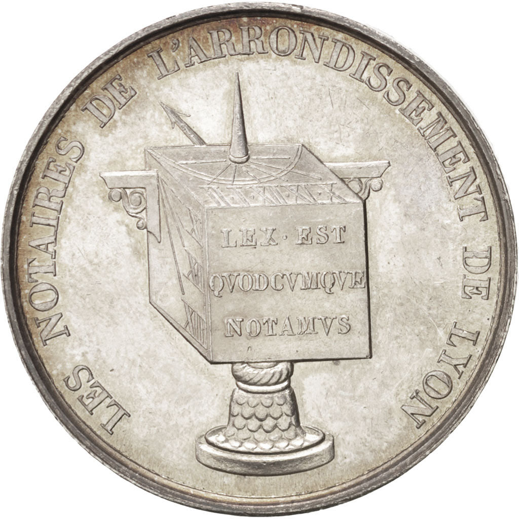 Francia, Token, Notary, 1830, Barre, EBC+, Plata, Lerouge:172