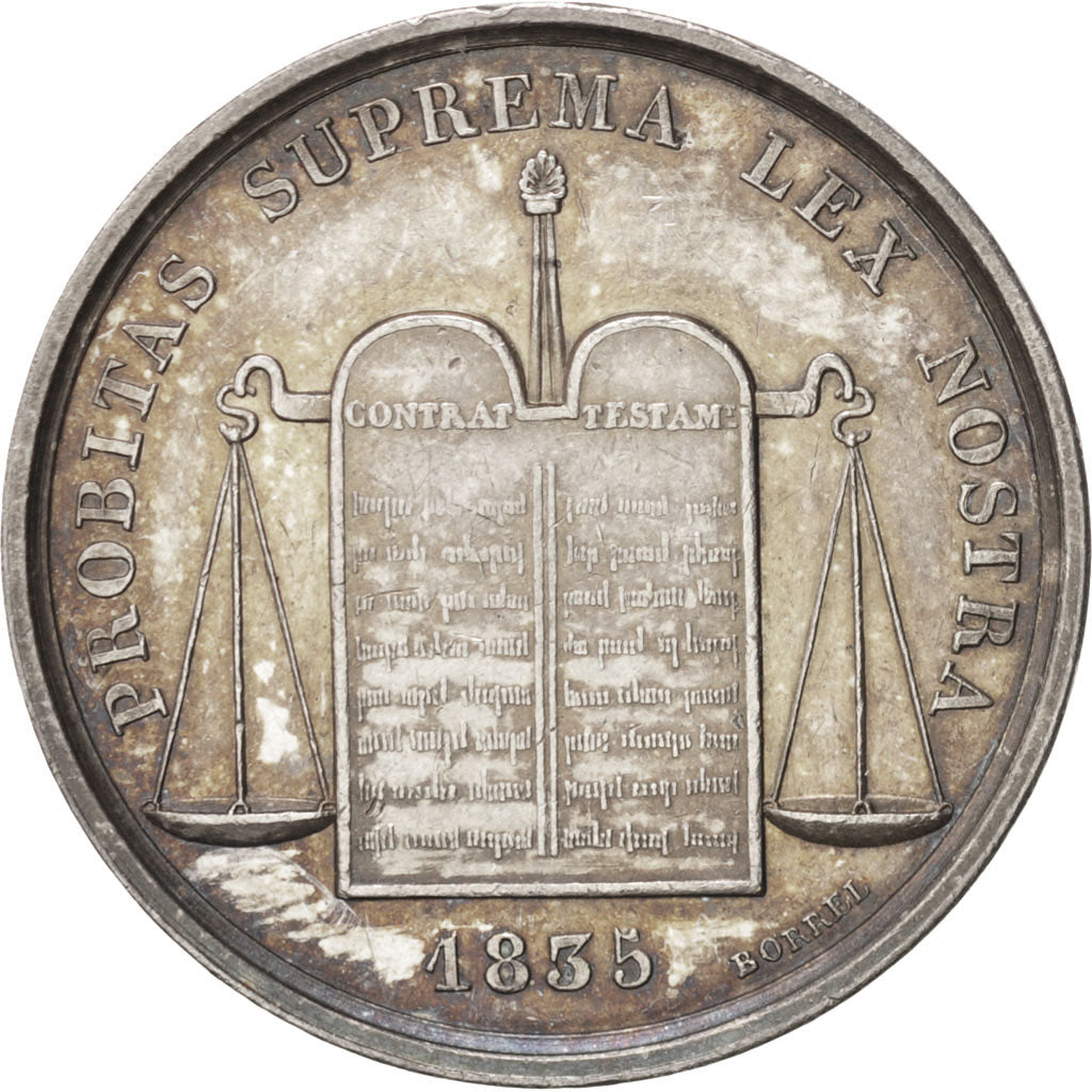 France, Jeton, Notary, 1835, SUP, Argent, Lerouge:353