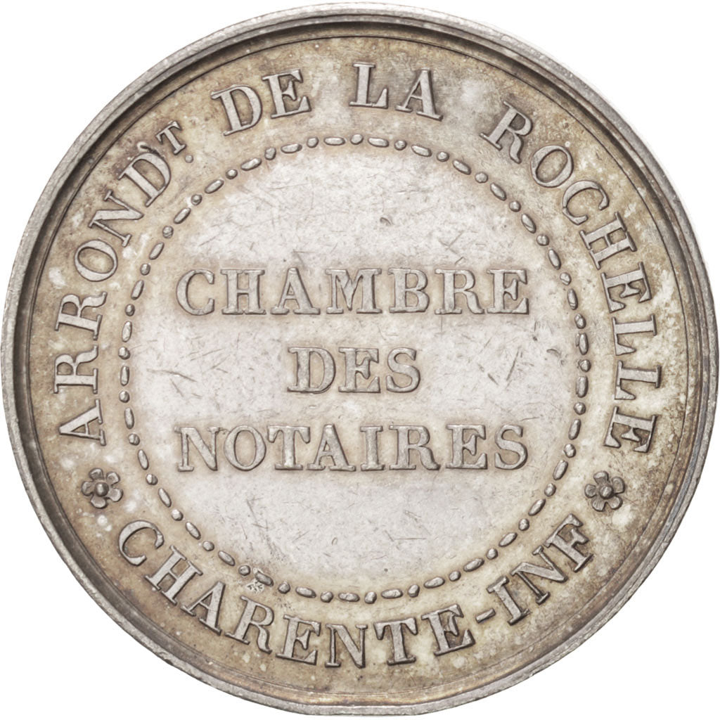 France, Jeton, Notary, 1835, SUP, Argent, Lerouge:353