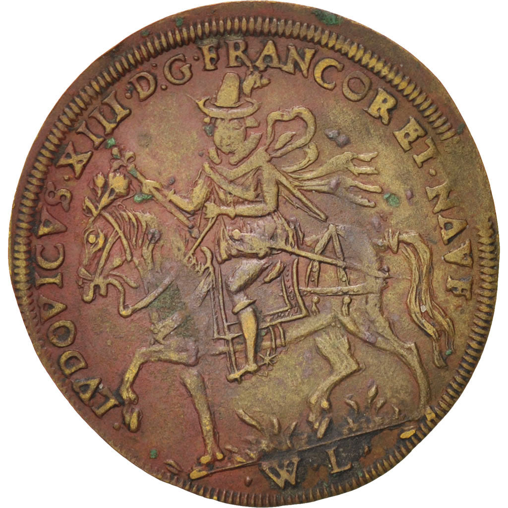France, Royal, Token, EF(40-45), Copper, 28, 3.60