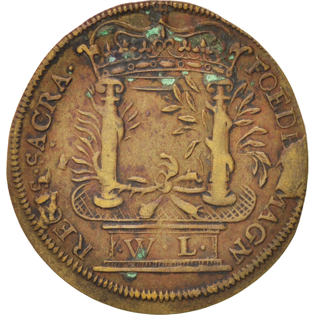 France, Royal, Token, EF(40-45), Copper, 28, 3.60