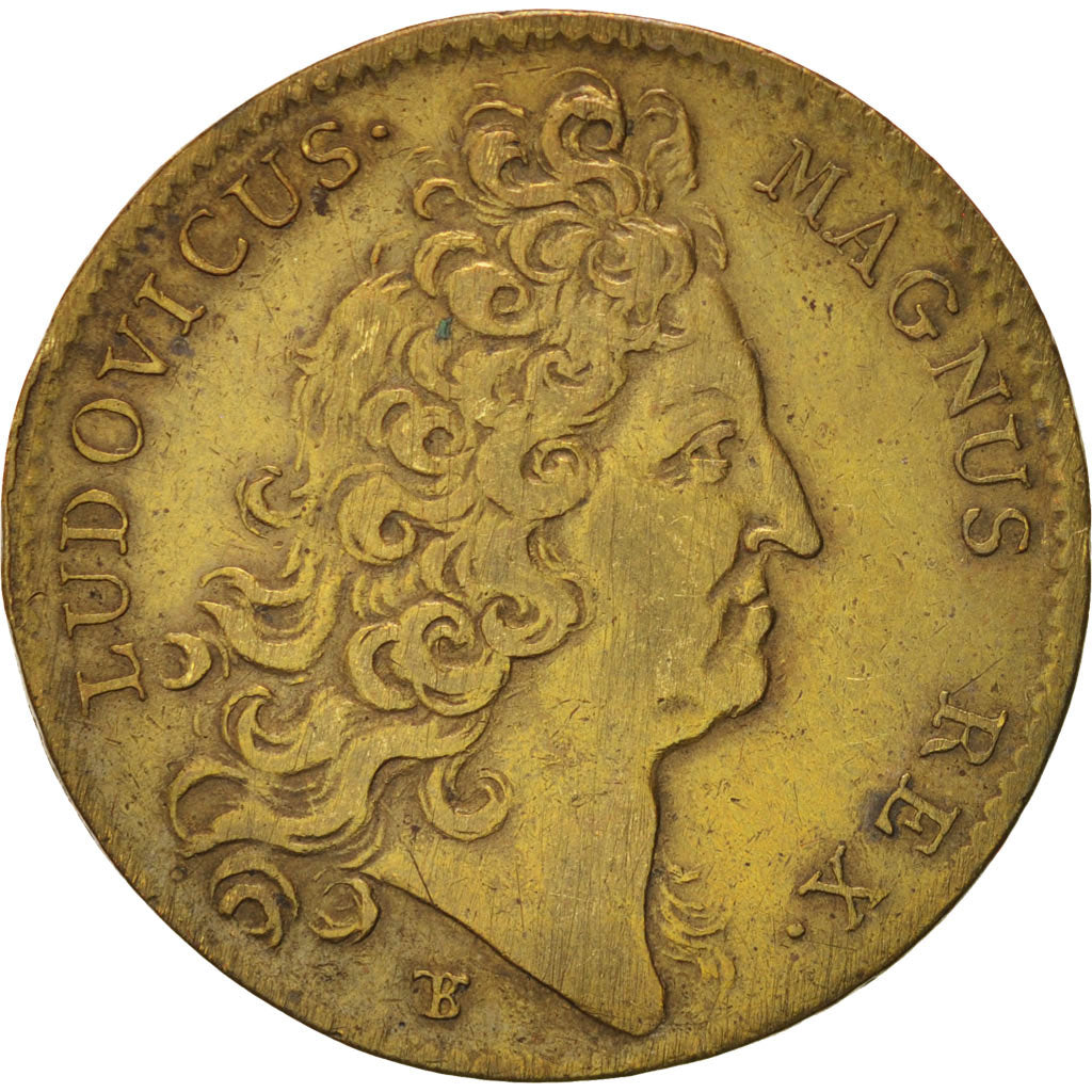 France, Token, Royal, EF(40-45), Brass, Feuardent:12779