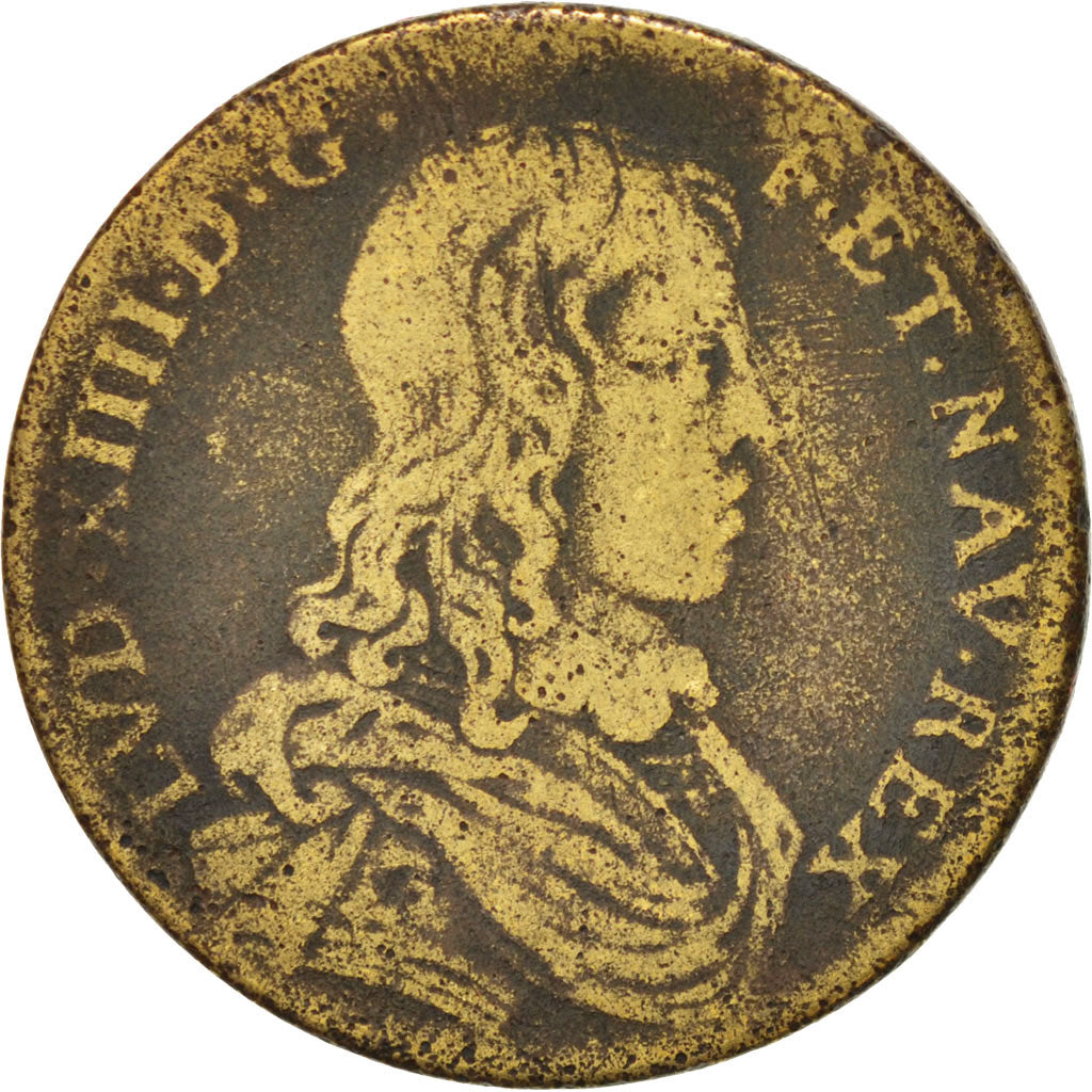 France, Royal, Token, VF(20-25), Brass, 27, 7.00