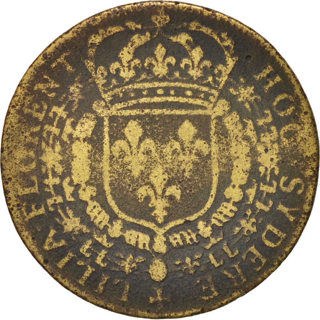 France, Royal, Token, VF(20-25), Brass, 27, 7.00