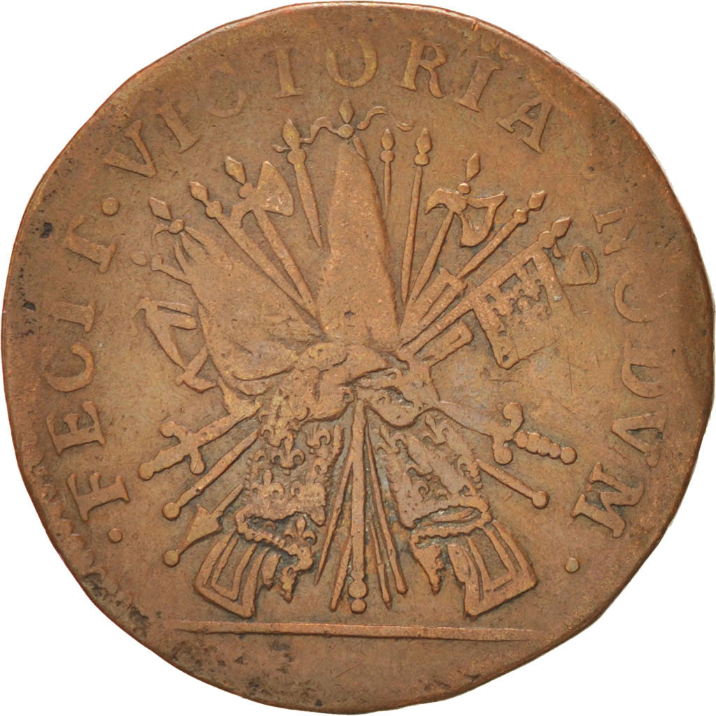 France, Token, Royal, EF(40-45), Copper, Feuardent:12690