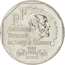 FRANCE, René Cassin, 2 Francs, 1998, KM #1213, MS(63), Nickel, 26.5, Gadoury #..