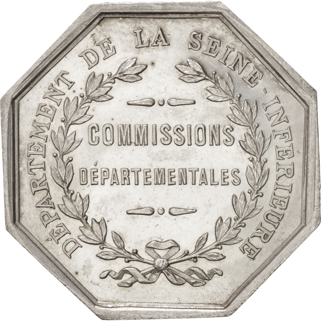 France, Token, Ministry of Commerce, AU(55-58), Silver