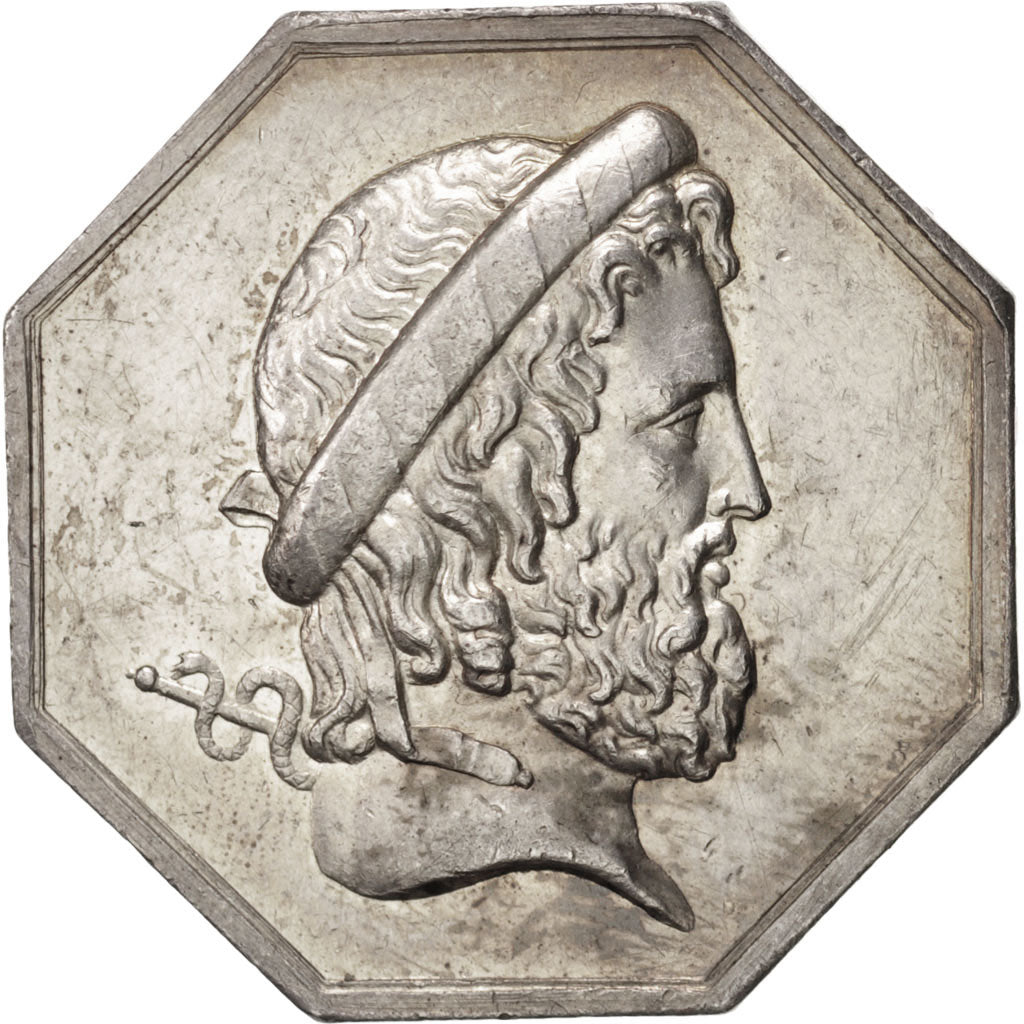 Frankrijk, Token, Medicine, ZF+, Zilver