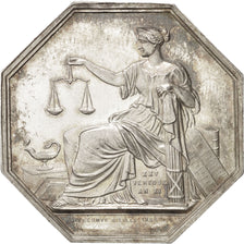 France, Token, Notary, AU(55-58), Silver, Lerouge:45