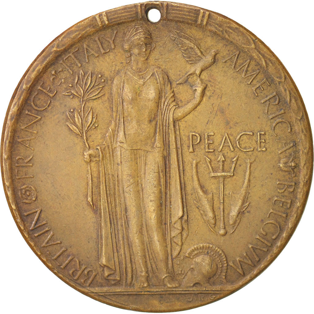 Reino Unido, Token, Great-Britain, 1919, BC+, Cobre
