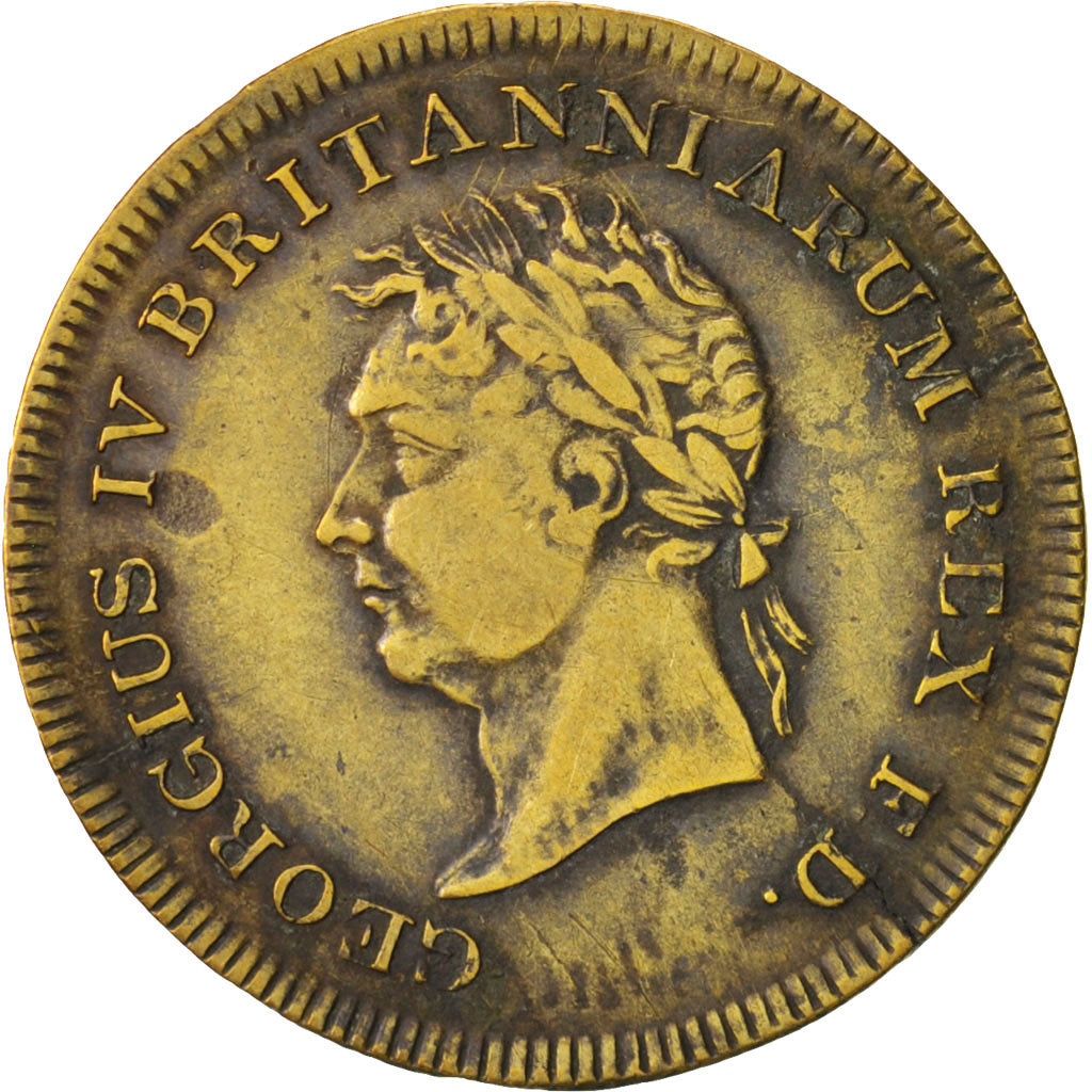 Reino Unido, Token, Great-Britain, 1821, MBC, Latón