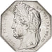 Francia, Token, Bank, 1836, Caqué, MBC, Plata