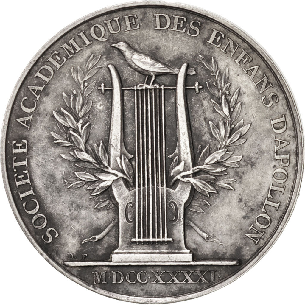 France, Token, Instruction and Education, 1807, AU(55-58), Silver