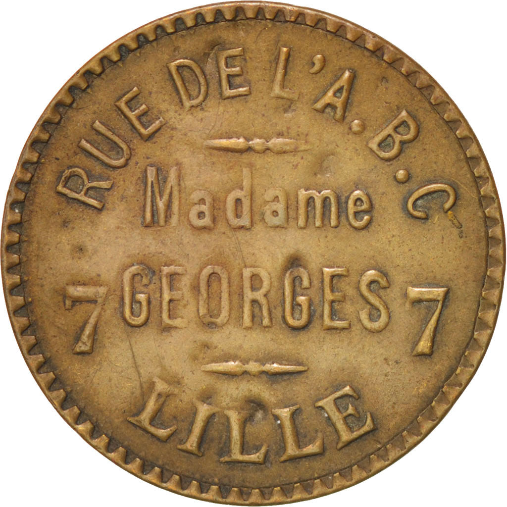 Maison Close, Madame Georges, Lille, Jeton