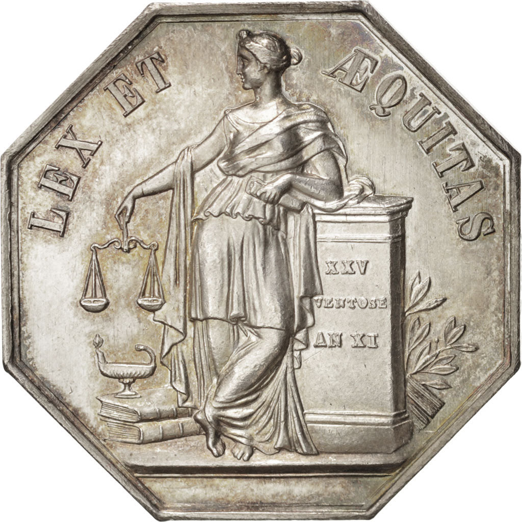 Francia, Token, Notary, EBC, Plata, Lerouge:161