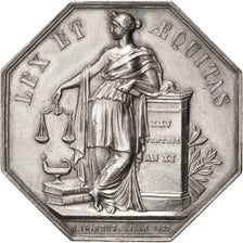 France, Notary, Token, AU(55-58), Silver, 34, Lerouge #161, 18.60
