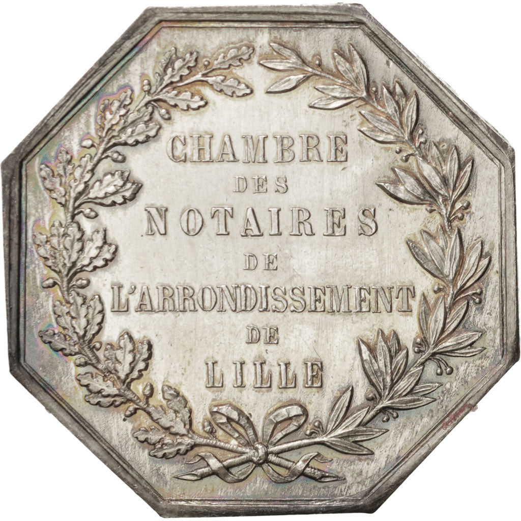 Frankreich, Token, Notary, VZ, Silber, Lerouge:161