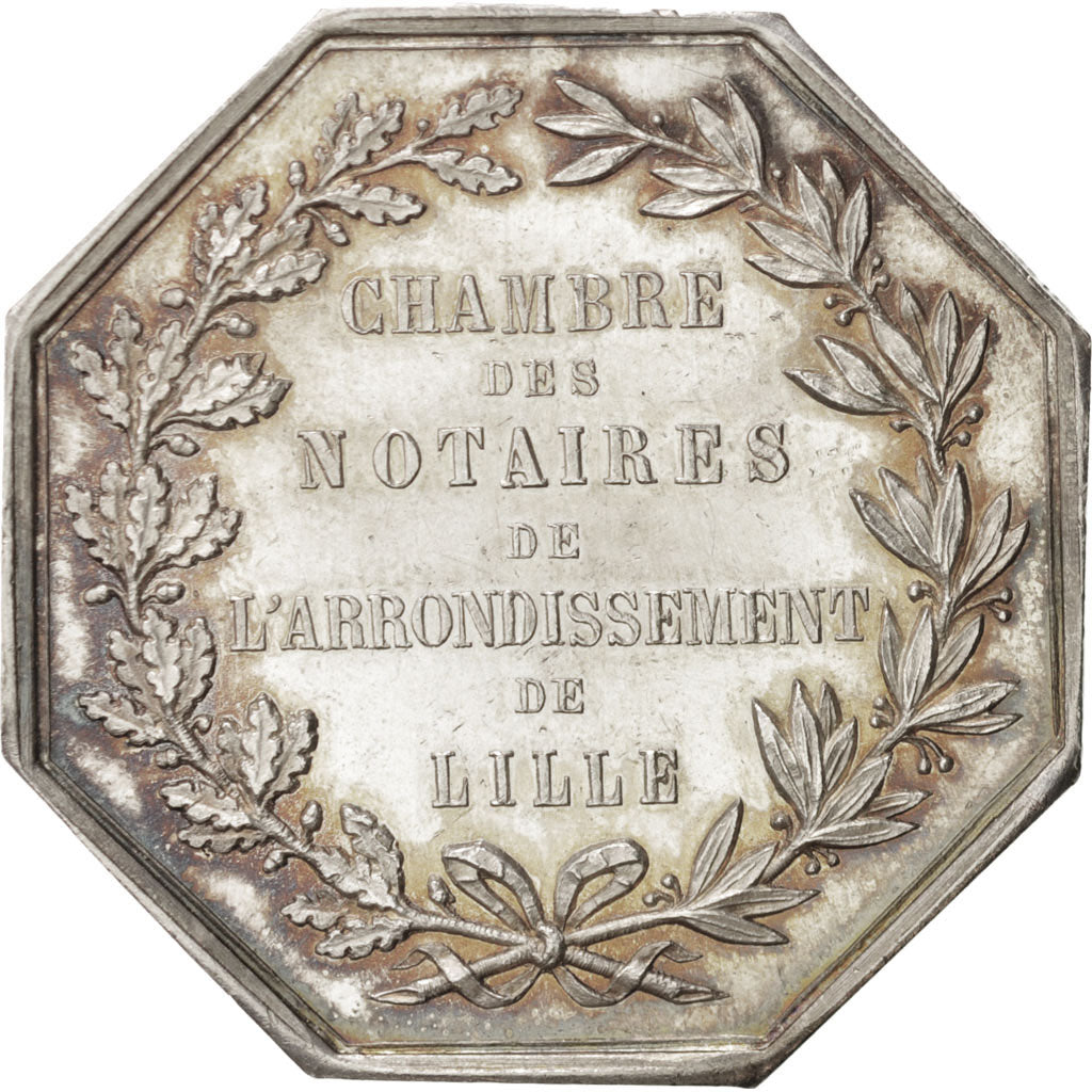 Frankreich, Token, Notary, VZ, Silber, Lerouge:161