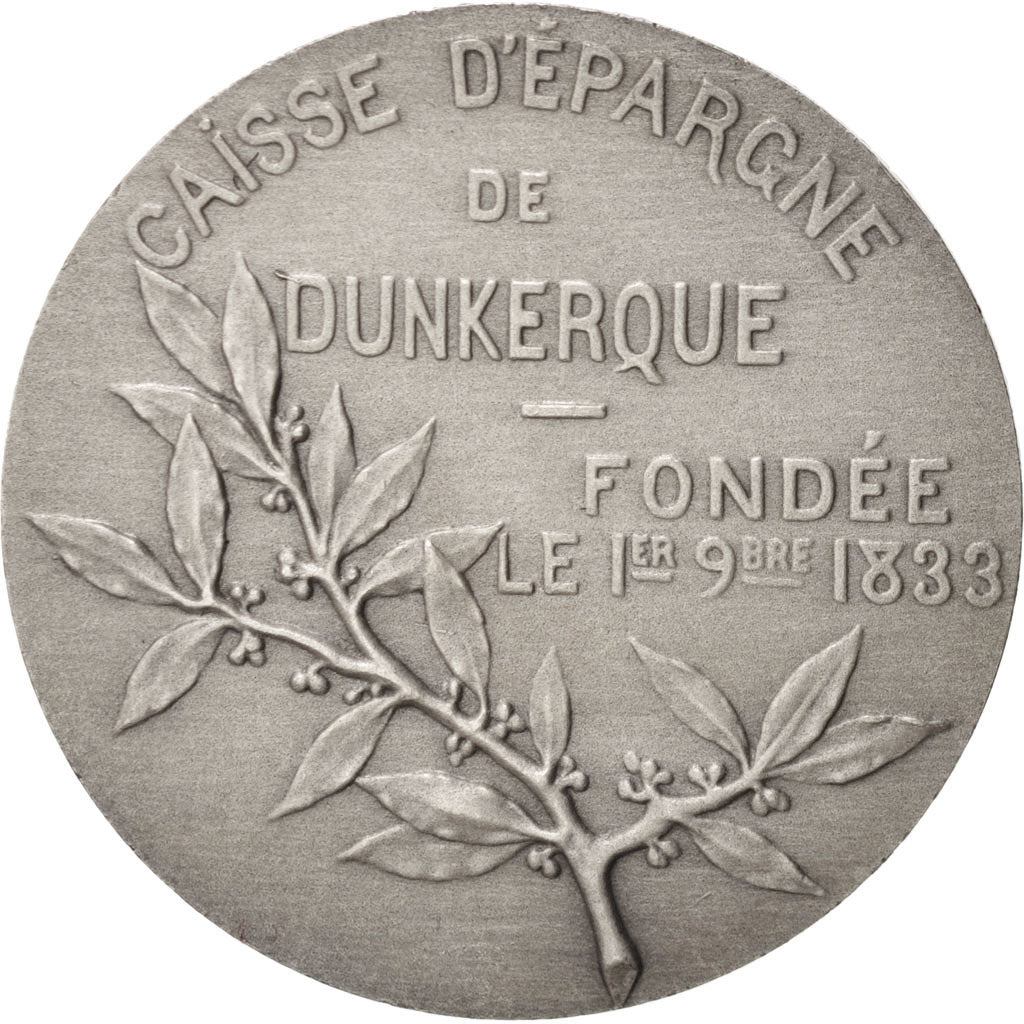 France, Savings Bank, Token, AU(55-58), Silver, 35, 23.00