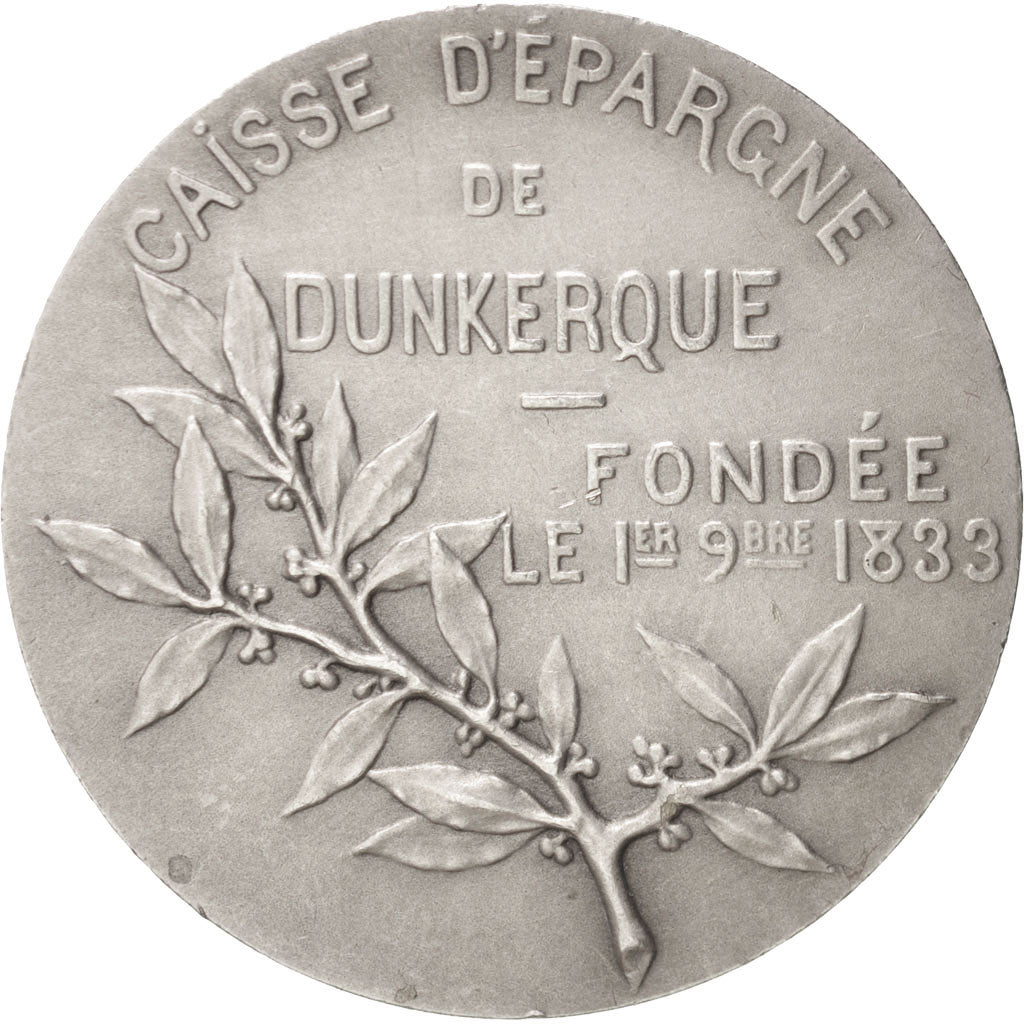 France, Token, Savings Bank, AU(55-58), Silver