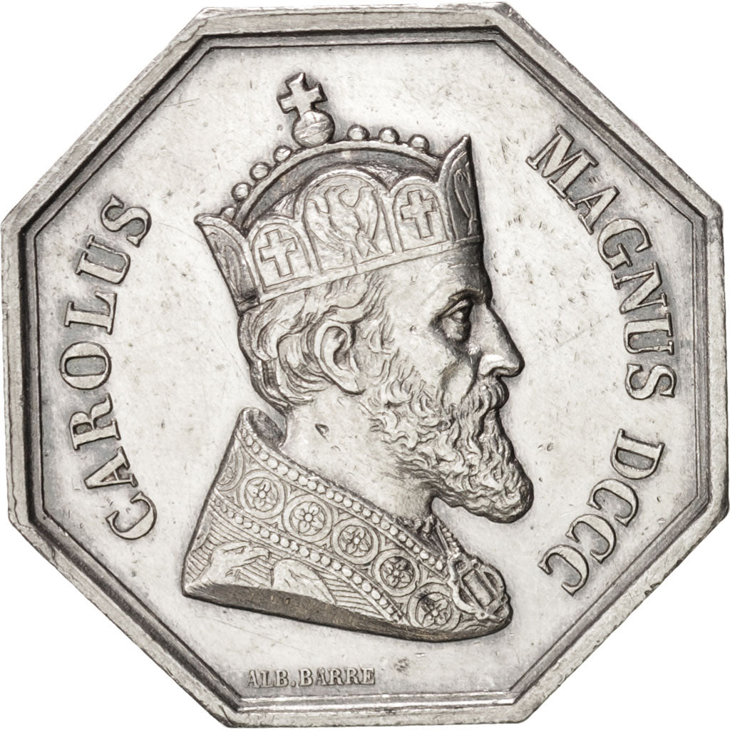 Francia, Medal, Instruction and Education, 1847, Barre, EBC, Plata