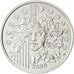 FRANCE, 6.55957 Francs, 2000, KM #1258, MS(63), Silver, 13.00