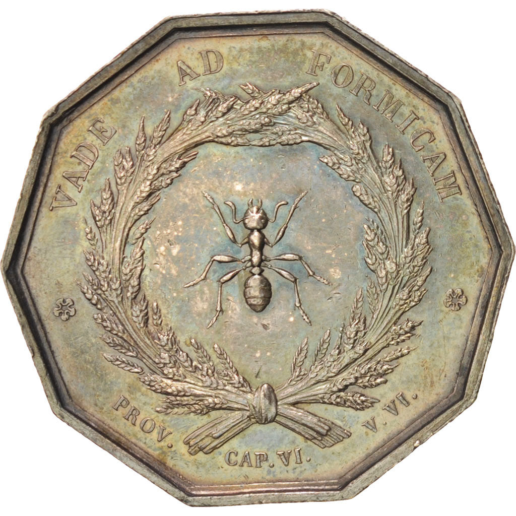 France, Savings Bank, Token, AU(55-58), Silver, 33, Jacqmin #44