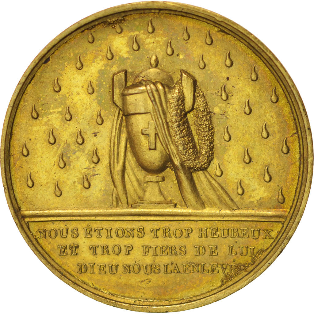 France, Token, Royal, 1842, Montagny, AU(55-58), Brass