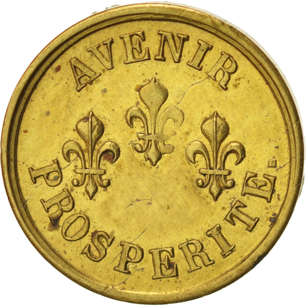 France, Royal, Token, AU(55-58), Brass, 18