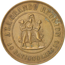 France, Troisième République, Token, AU(55-58), Copper, 27