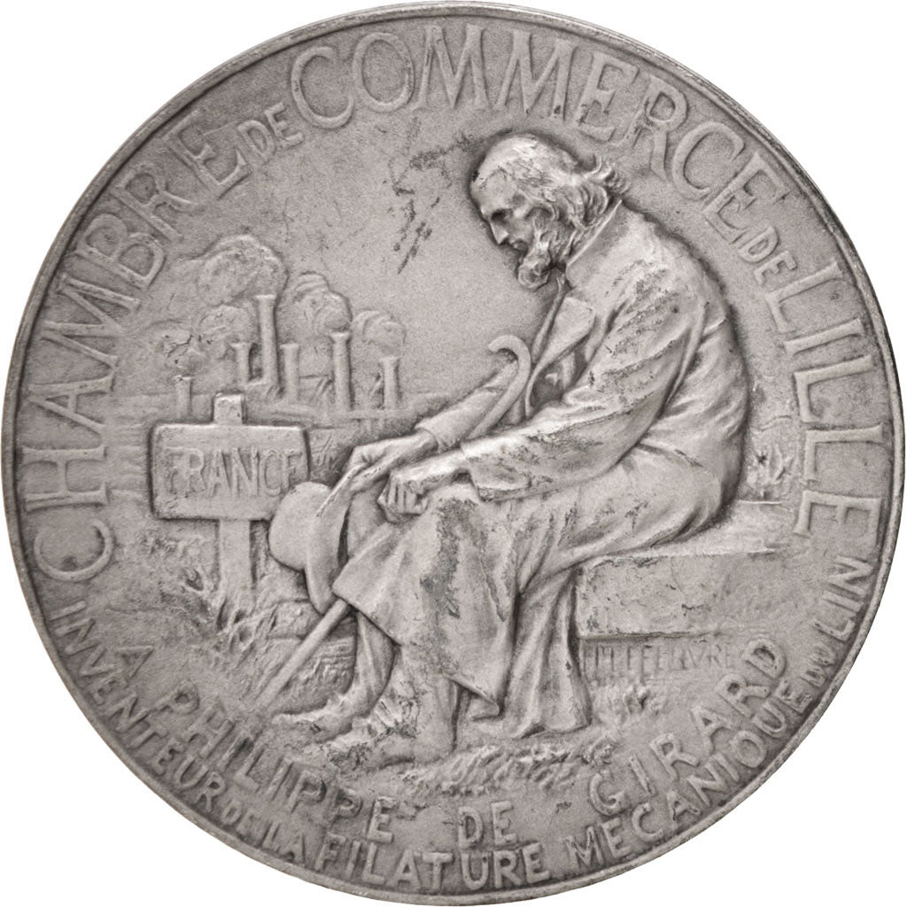 Frankrijk, Medal, French Third Republic, Business & industry, Lefebvre, ZF+