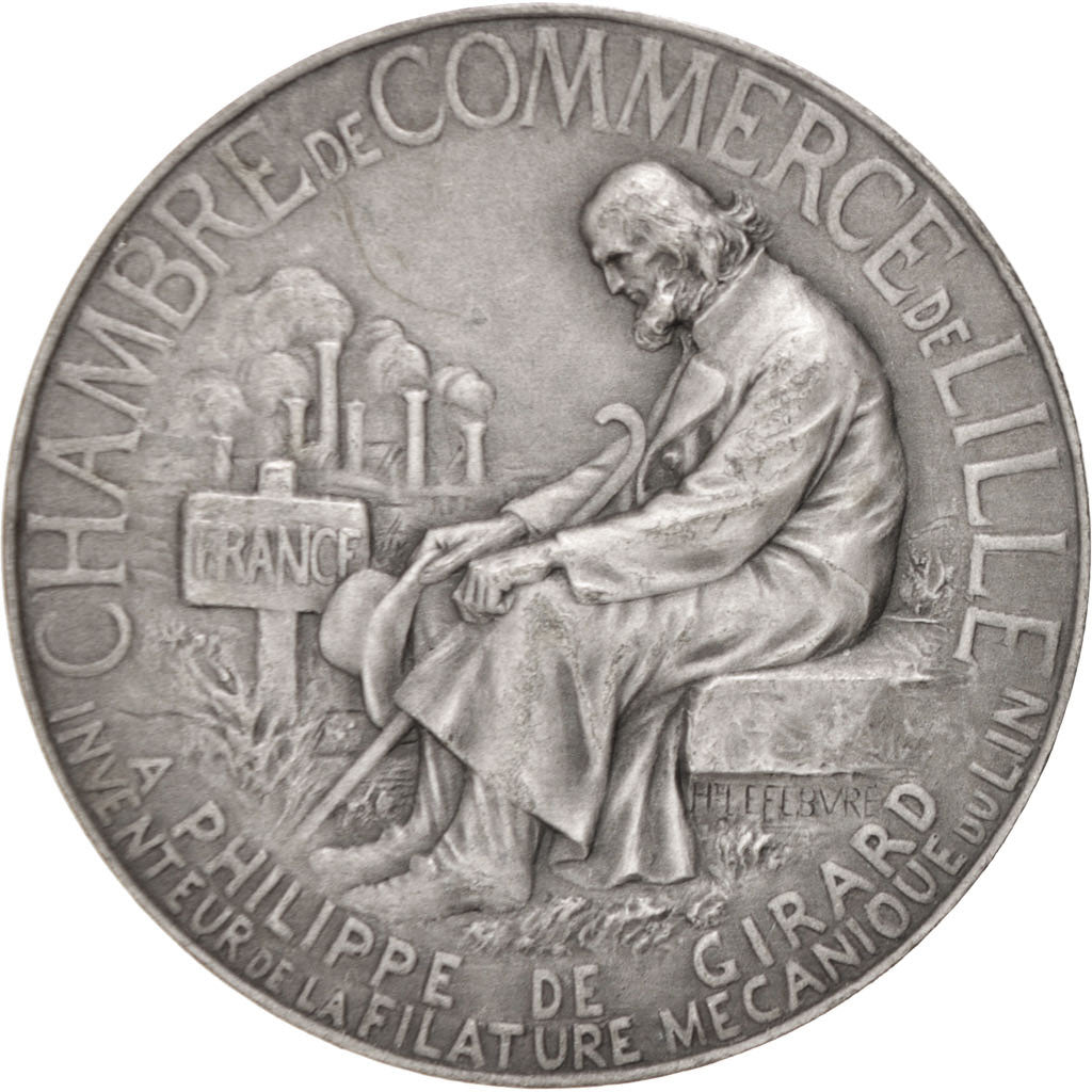 Frankrijk, Medal, French Third Republic, Business & industry, Lefebvre, ZF+