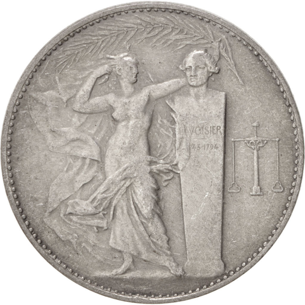 France, Medal, French Fourth Republic, Business & industry, 1954, TTB, Argent