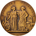 Francia, Medal, French Fourth Republic, Business & industry, 1954, EBC, Bronce