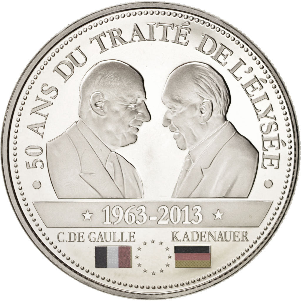 France, Medal, The Fifth Republic, History, 2013, MS(65-70), Nickel