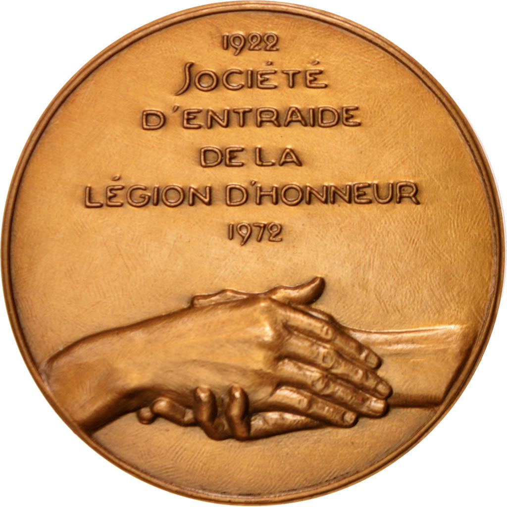 Francia, Medal, French Fifth Republic, History, 1972, EBC+, Bronce