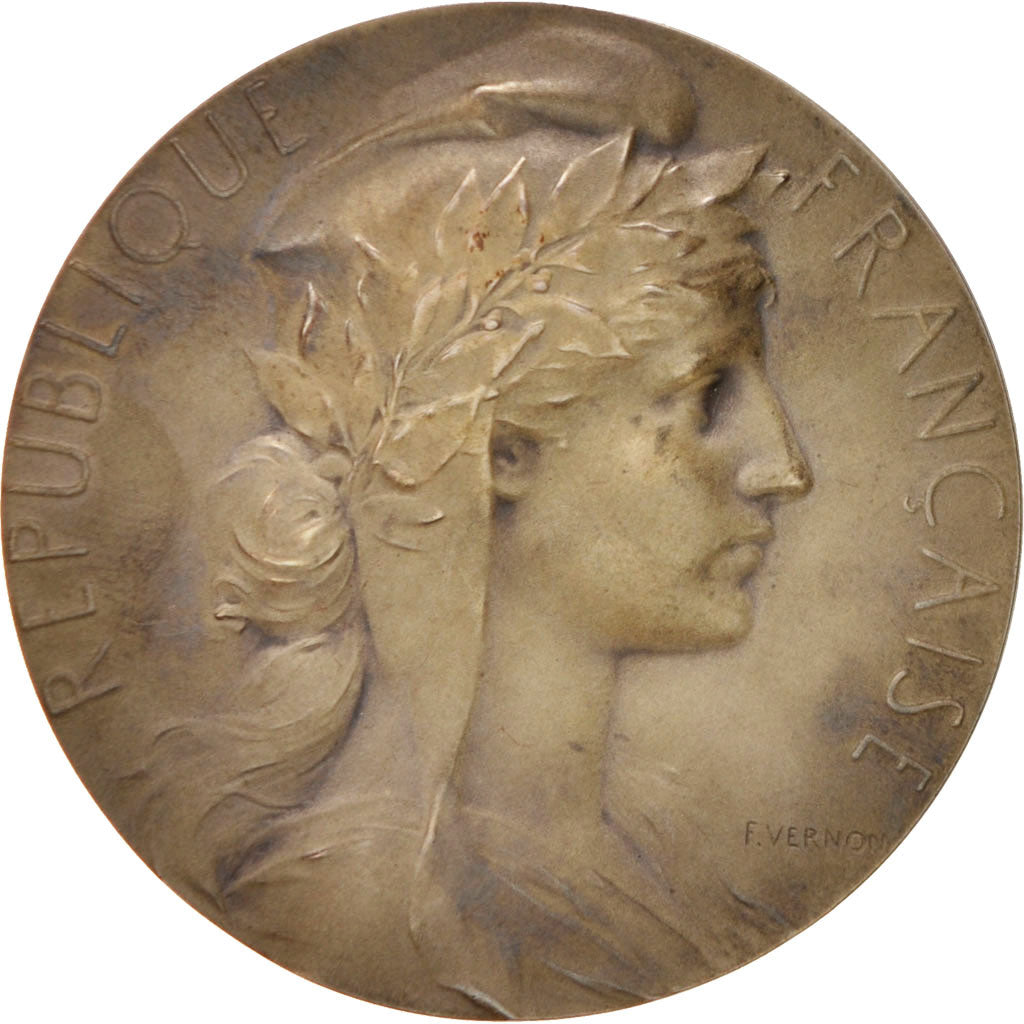 Frankreich, Medal, French Third Republic, Politics, Society, War, 1906, Vernon