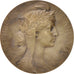 Frankreich, Medal, French Third Republic, Politics, Society, War, 1906, Vernon