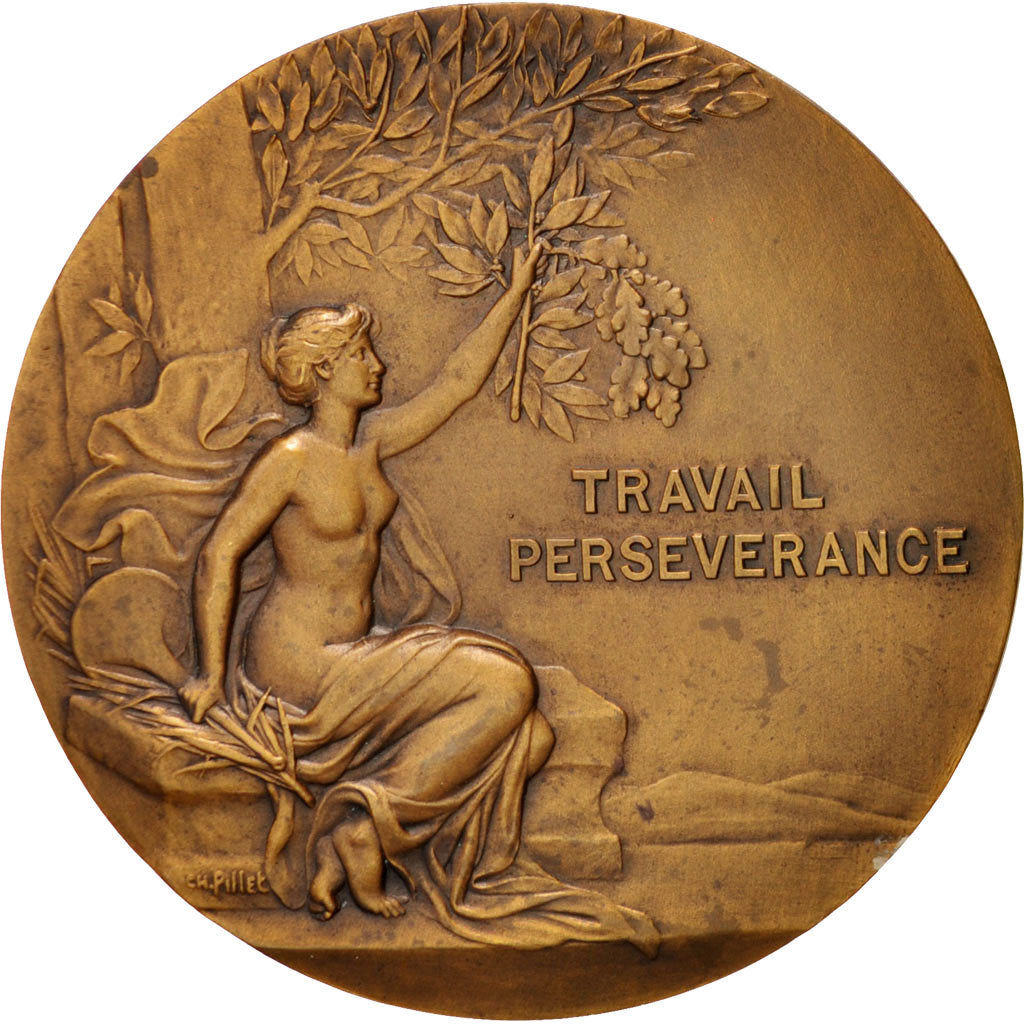 Francia, Medal, French Fourth Republic, Business & industry, EBC, Bronce