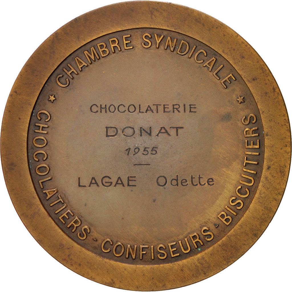 Francia, Medal, French Fourth Republic, Business & industry, EBC, Bronce