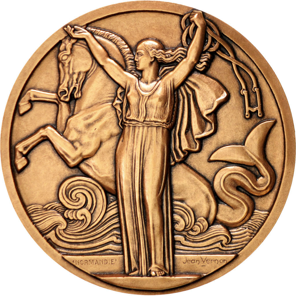 Francia, Medal, French Fifth Republic, Shipping, Vernon, SPL, Bronzo, 67