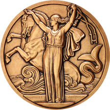 Francia, Medal, French Fifth Republic, Shipping, Vernon, SPL, Bronzo, 67