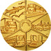 Francia, Medal, French Fifth Republic, Sciences & Technologies, 1987, SPL-