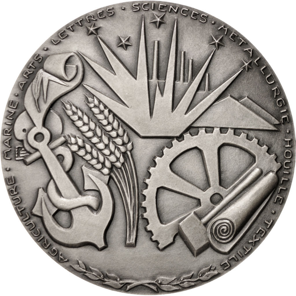 France, Medal, French Fifth Republic, Business & industry, Thurotte, SUP, Argent