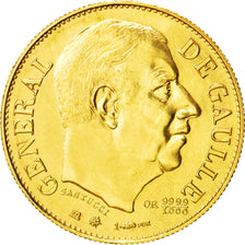 Francia, Medal, French Fifth Republic, History, 1980, Santucci, FDC, Oro