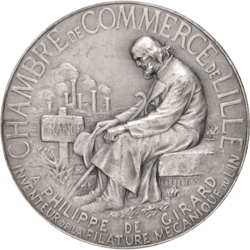 Francia, Medal, French Fifth Republic, Business & industry, Lefebvre, BB+