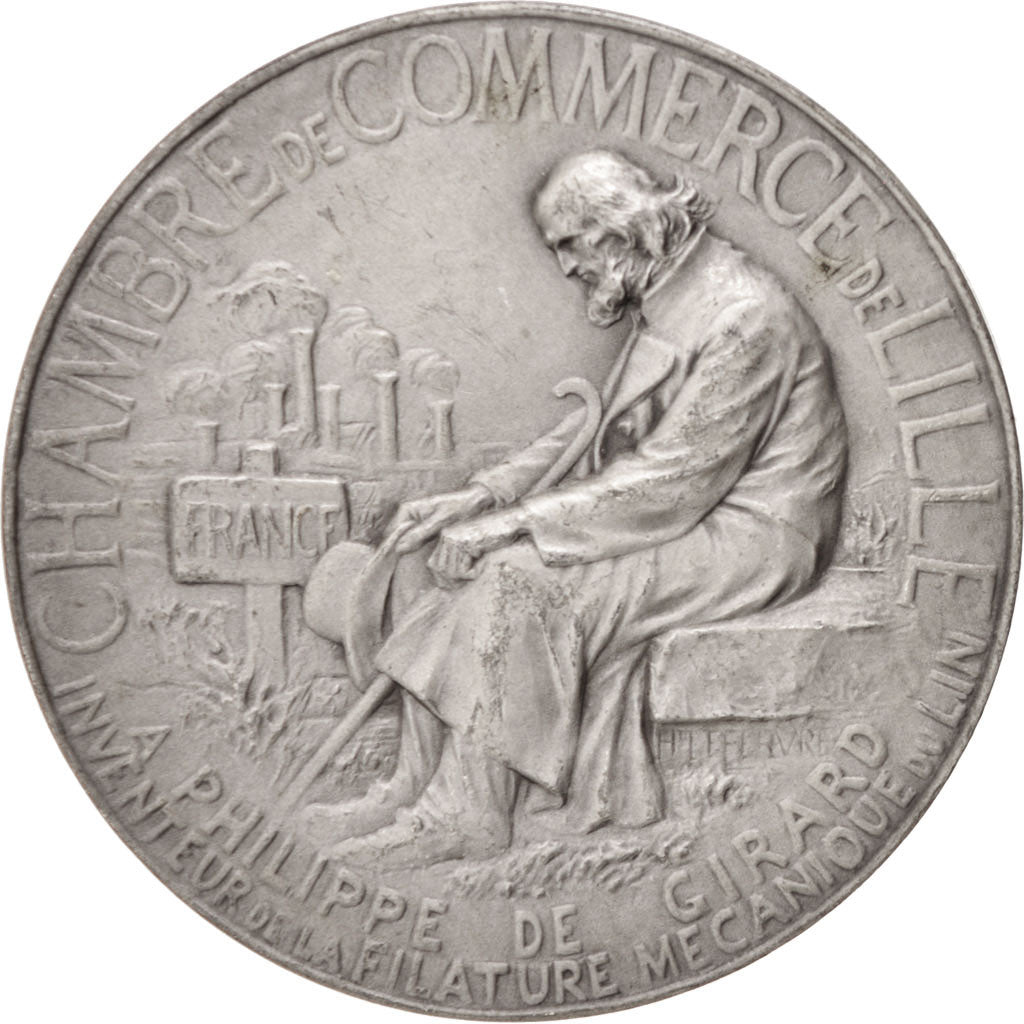 Francia, Medal, French Fifth Republic, Business & industry, Lefebvre, BB+