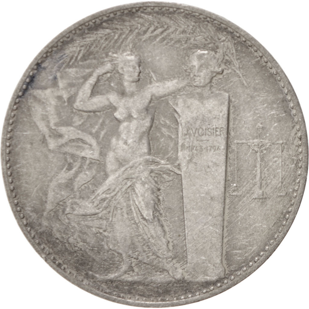 France, Medal, French Fifth Republic, Business & industry, TB+, Argent